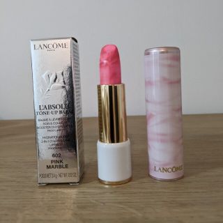 ランコム(LANCOME)のランコム　ラプソリュ　トーンアップバーム　602　ピンクマーブル(口紅)