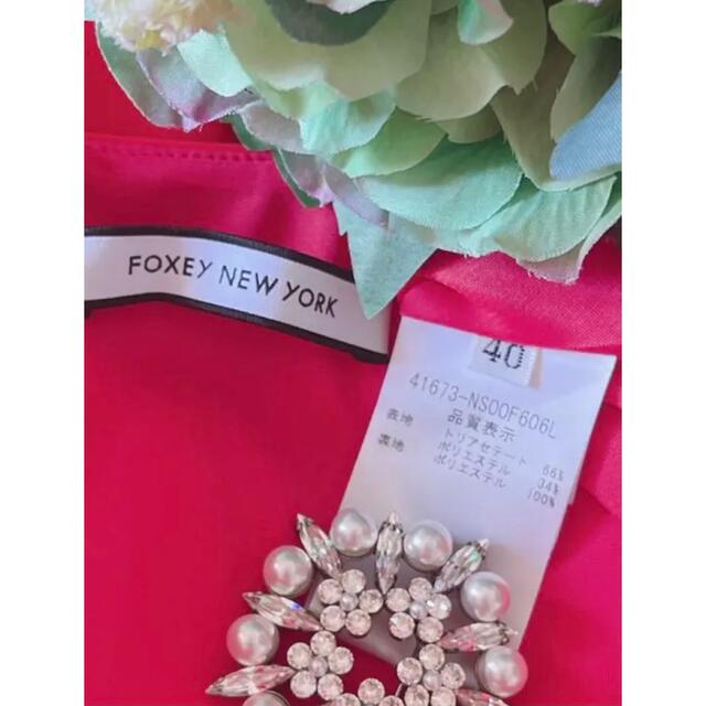 新品同様!FOXEY. フィット&フレアワンピース 40 Rene 新品同様!FOXEY. フィット&フレアワンピース 40 Rene