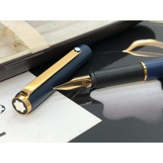 モンブラン(MONTBLANC)の※未使用に近い美品！S-ラインNo2118ブルーカラー＆ゴールド装飾★モンブラン(ペン/マーカー)