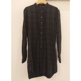 ザラ(ZARA)のZARA チェック柄チュニックシャツ(チュニック)