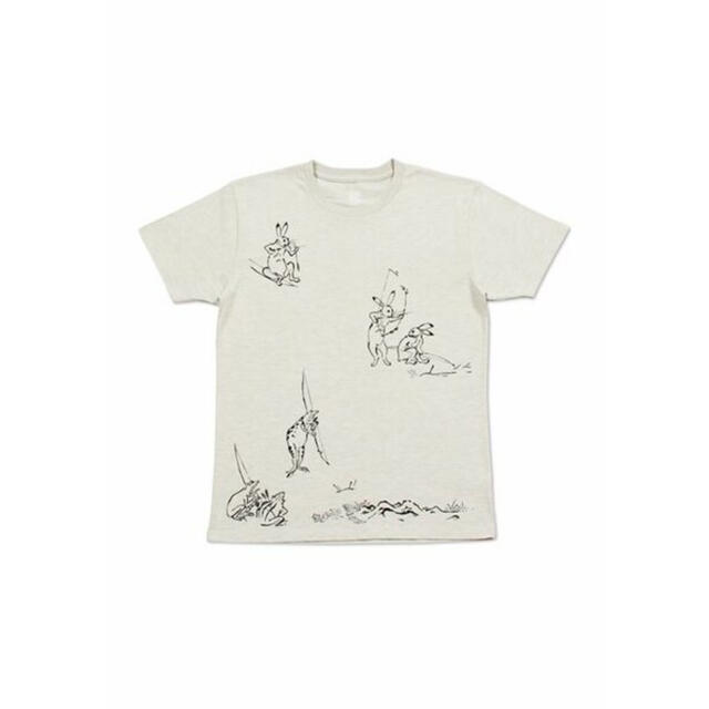 Graniph(グラニフ)のグラニフ　鳥獣戯画　Tシャツ　Lサイズ メンズのトップス(Tシャツ/カットソー(半袖/袖なし))の商品写真