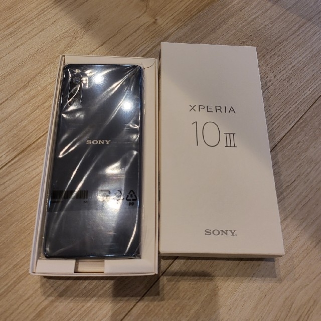 SONY Xperia 10 III SOG04 128Gブラック未使用品