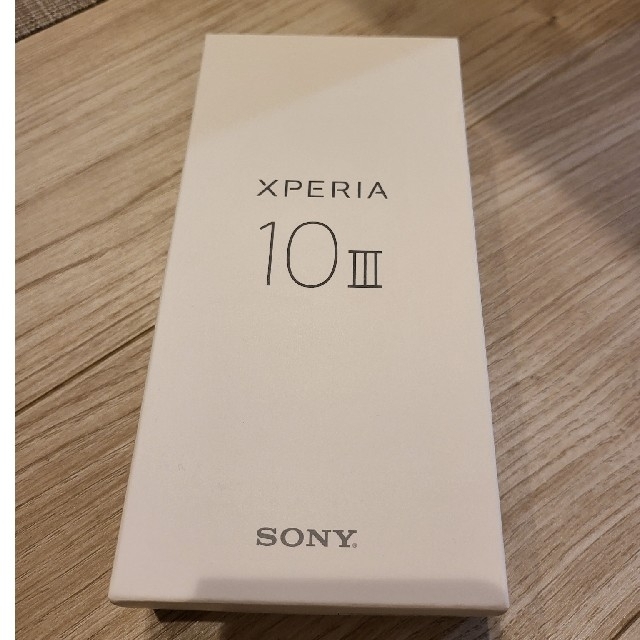 SONY Xperia 10 III SOG04 128Gブラック未使用品