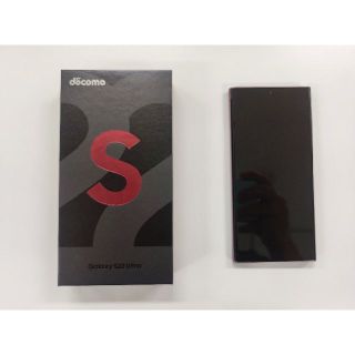 サムスン(SAMSUNG)のGalaxy S22 Ultra SC-52C＜バーガンディ＞ docomo＋α(スマートフォン本体)