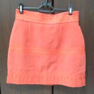 COUTURE オレンジスカート(ミニスカート)