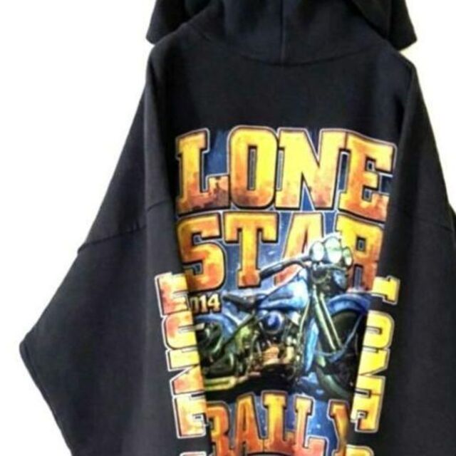 LONE STAR RALLY バイク フルジップ パーカー Lブラック黒古着の通販 by aki's shop|ラクマ LONE STAR RALLY バイク フルジップ パーカー Lブラック黒古着の通販 by aki's shop|ラクマ