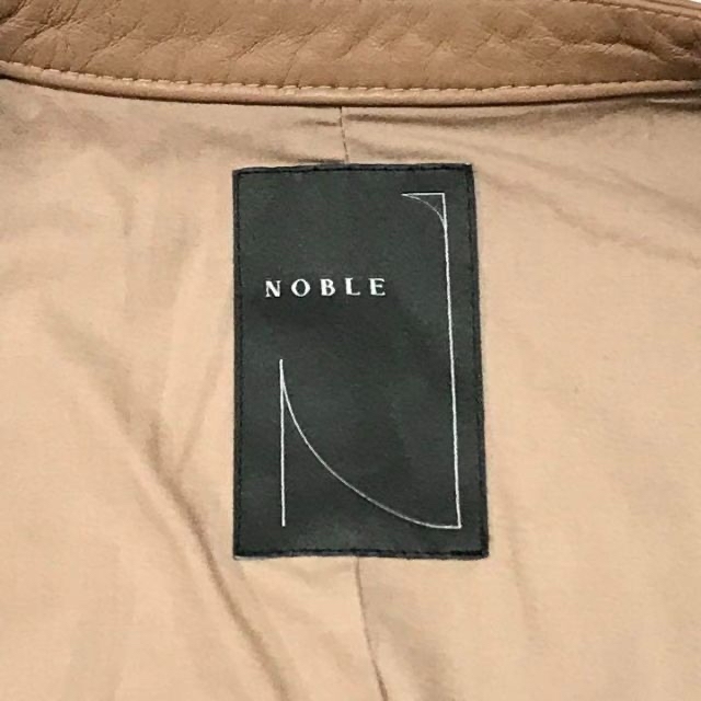 美品　Noble ノーブル　ライダースジャケット　キャメル　サイズM