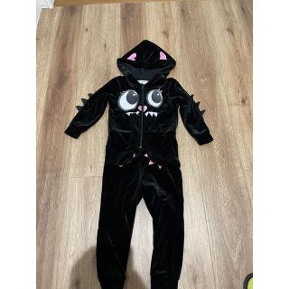 エイチアンドエム(H&M)の美品！！　H&M キッズ　ハロウィン　仮装　クロネコ　着ぐるみ　2T 90cm〜(衣装)