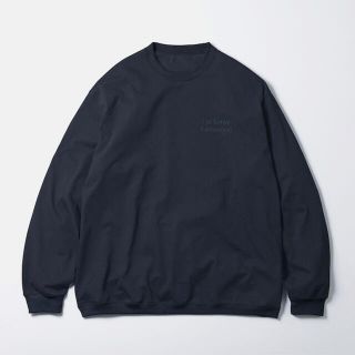 ワンエルディーケーセレクト(1LDK SELECT)のennoy LONG SLEEVE HEM RIB TEE NAVY XXL(Tシャツ/カットソー(七分/長袖))