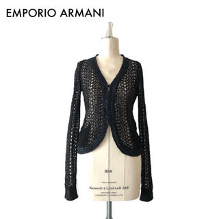 エンポリオアルマーニ(Emporio Armani)のエンポリオアルマーニ /かぎ編みレースカーディガン(カーディガン)