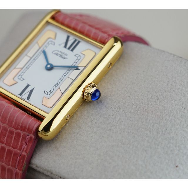 Cartier(カルティエ)の美品 カルティエ マスト タンク スリーカラーゴールド ローマン LM メンズの時計(腕時計(アナログ))の商品写真