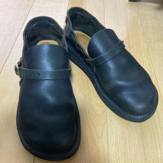 ビルケンシュトック(BIRKENSTOCK)のAURORA SHOES オーロラシューズ　ブラック　5.5D(サンダル)