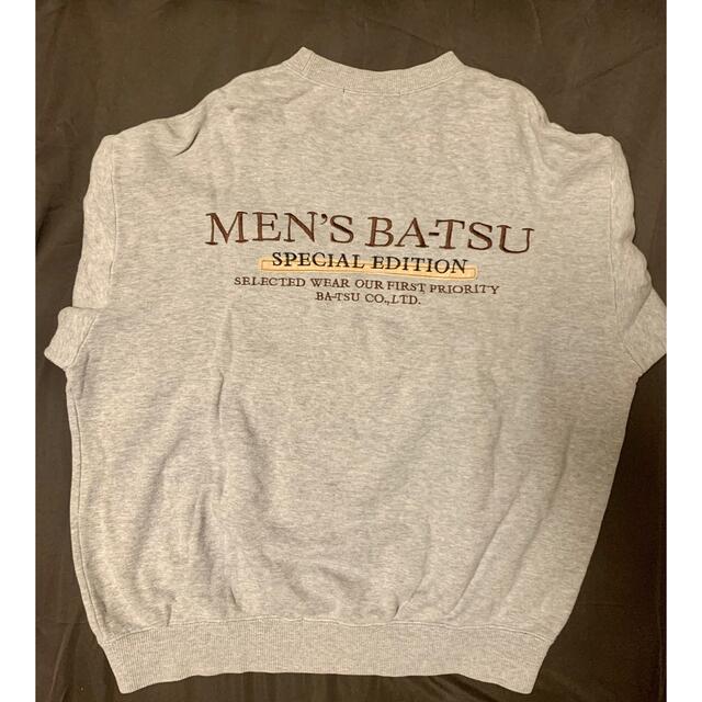 BA-TSU(バツ)のMEN'S BA-TSU DIV. トレーナー パーカー 古着 メンズのトップス(スウェット)の商品写真