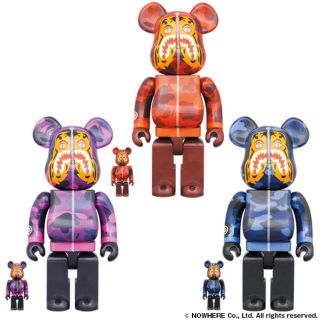 ベアブリック(BE@RBRICK)のBE@RBRICK BAPE CAMO TIGER 100% & 400%(その他)