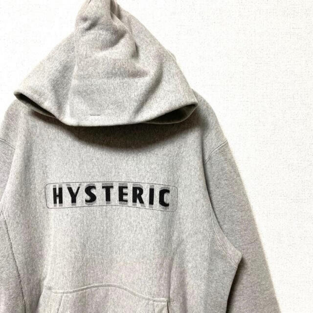 HYSTERIC GLAMOUR(ヒステリックグラマー)の【美品】ヒステリックグラマー 厚手 パーカー　HG ワンポイント フーディー メンズのトップス(パーカー)の商品写真