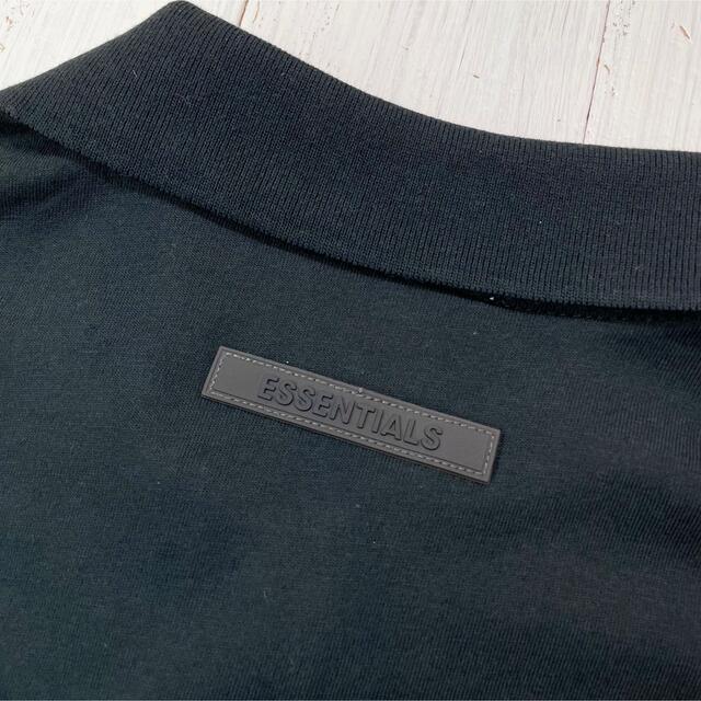 入手困難!大人気!ESSENTIALS/半袖ポロシャツ/黒【XXS】 入手困難!大人気!ESSENTIALS/半袖ポロシャツ/黒【XXS】