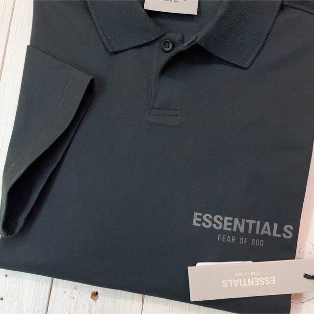 入手困難!大人気!ESSENTIALS/半袖ポロシャツ/黒【XXS】 入手困難!大人気!ESSENTIALS/半袖ポロシャツ/黒【XXS】
