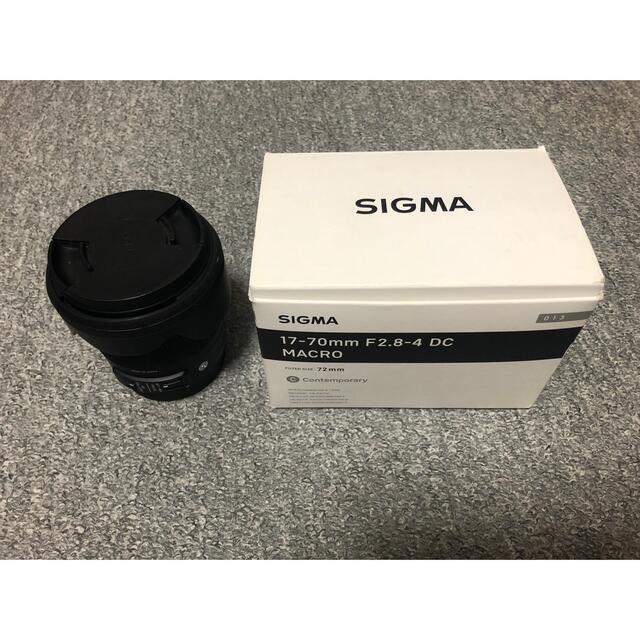 SIGMA(シグマ)のSIGMA 17-70mm F2.8-4 DC MACRO キャノンEFマウント スマホ/家電/カメラのカメラ(レンズ(ズーム))の商品写真