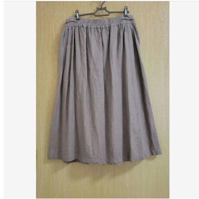 nachukara リネンスカート 巻きスカート フリーサイズ 送料無料 レディースのスカート(ロングスカート)の商品写真