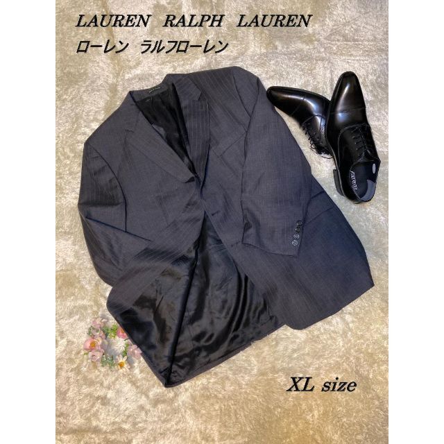 Ralph Lauren(ラルフローレン)の美品　LaurenRalphLauren　テーラードジャケット　グレー　2B メンズのジャケット/アウター(テーラードジャケット)の商品写真