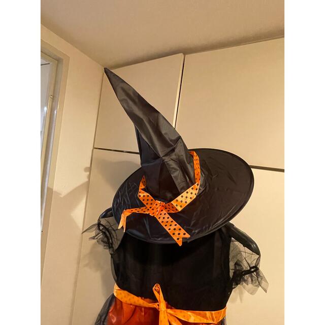 新品　未使用品　ハロウィン コスプレ 魔女 キッズ　子供 ドレス衣装仮装 140 キッズ/ベビー/マタニティのキッズ服女の子用(90cm~)(ワンピース)の商品写真