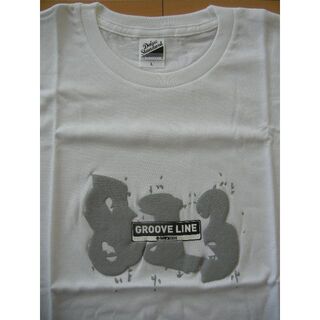 J-WAVE「グルーヴライン（グルーブライン）」Tシャツ／ホワイト 白(Tシャツ/カットソー(半袖/袖なし))