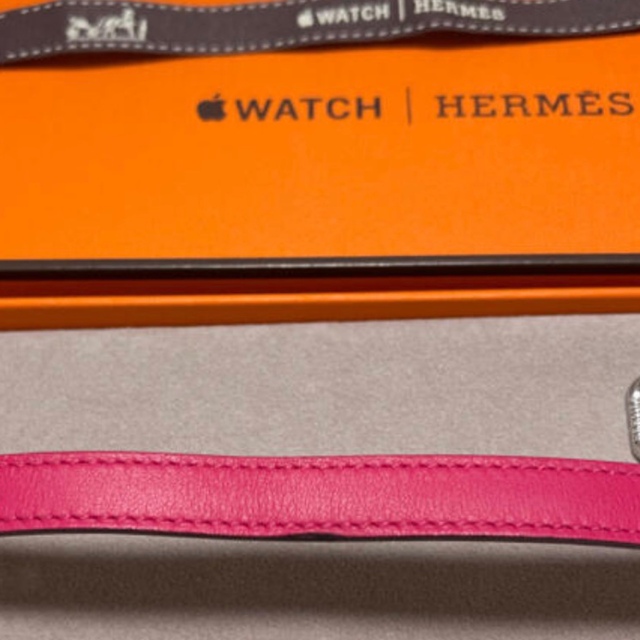 Apple Watch Hermès アトラージュベルト美品☆ローズメキシコ Apple Watch Hermès アトラージュベルト美品☆ローズメキシコ
