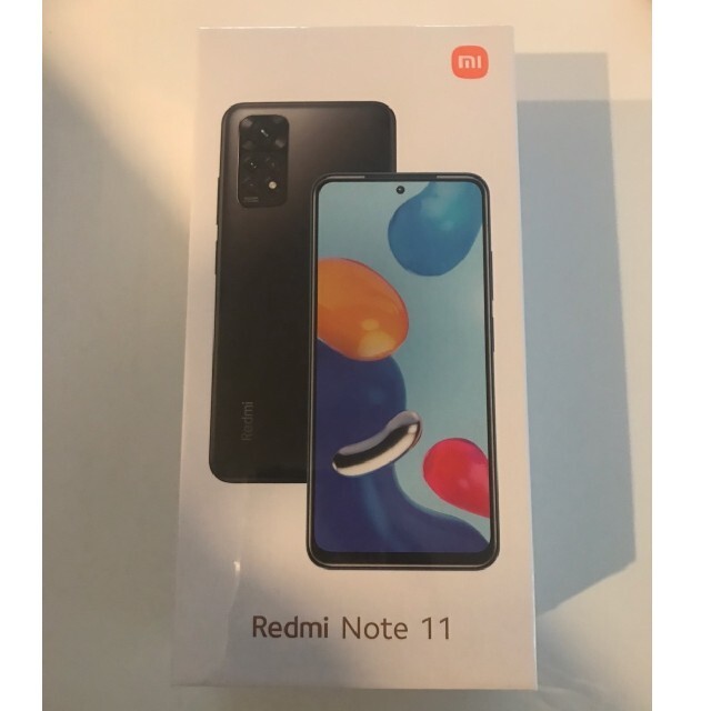 新品未開封　Xiaomi Redmi Note 11 　グラファイトグレー スマホ/家電/カメラのスマートフォン/携帯電話(スマートフォン本体)の商品写真