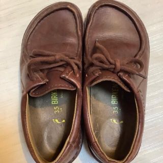 ビルケンシュトック(BIRKENSTOCK)の訳アリ ビルケンシュトック革靴 35size  茶  ひも靴 購入者決定商談中(スニーカー)