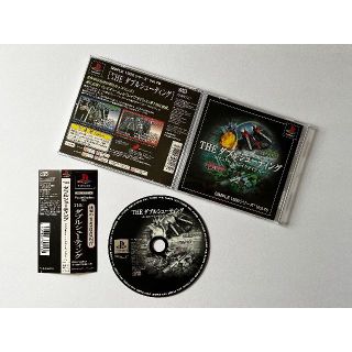 プレイステーション(PlayStation)のPS1 ザダブルシューティング 帯あり　プレステ プレイステーション レイ(家庭用ゲームソフト)