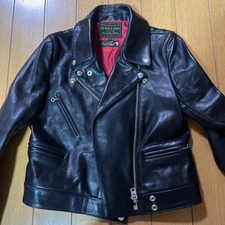 ランブルレッドRUMBLE RED牛革ライダースジャケット皮ジャン新品(ライダースジャケット)