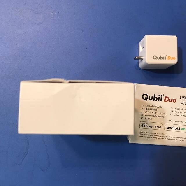 Qubii Duo(USB-Cタイプ) ホワイト スマホ/家電/カメラのスマホアクセサリー(その他)の商品写真
