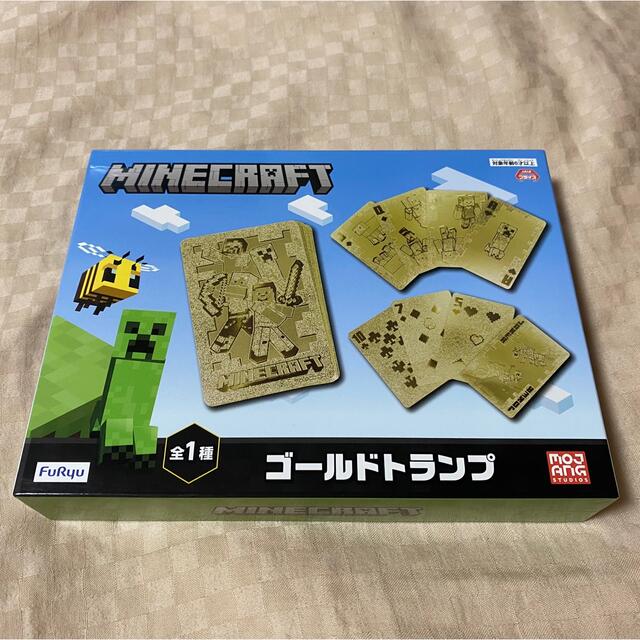 Minecraft ゴールドトランプ エンタメ/ホビーのおもちゃ/ぬいぐるみ(キャラクターグッズ)の商品写真