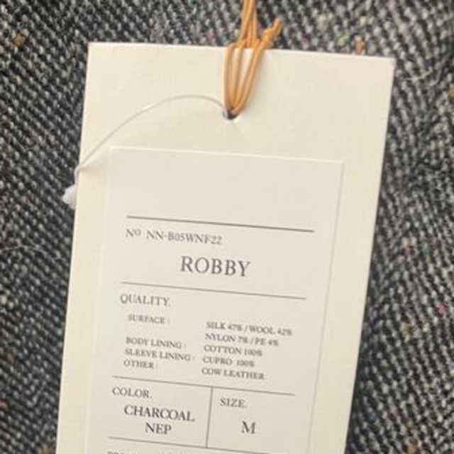 新品・タグ付き】NICENESS ROBBY コート ジャケット 激安単価で 50.0