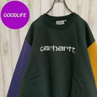 カーハートダブリューアイピー(Charhartt WIP)の【希少カラー】 カーハート スウェット マルチカラー 刺繍 ストリート 美品(スウェット)