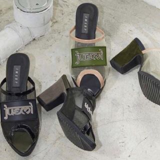 JUEMI Arabic Mesh Mules(ミュール)