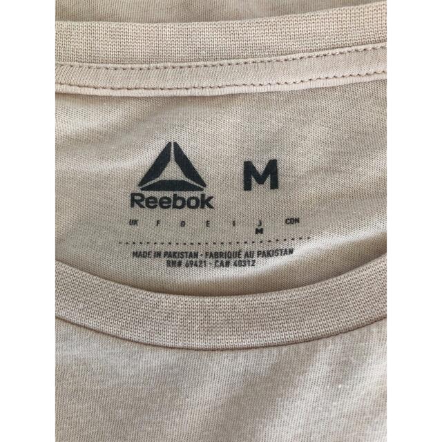 Reebok Mサイズ　ピンクベージュ レディースのトップス(Tシャツ(半袖/袖なし))の商品写真