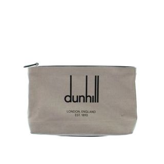 ダンヒル(Dunhill)のdunhill ダンヒル クラッチバッグ - ベージュx黒 【古着】【中古】(クラッチバッグ)