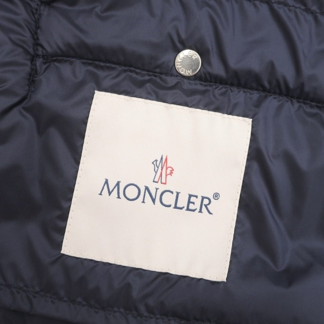 MONCLER(モンクレール)の【中古】モンクレール MONCLER OSSAU ナイロン ツイード ダウンジャケット ブルゾン【サイズ1】【レディース】 レディースのジャケット/アウター(ダウンジャケット)の商品写真