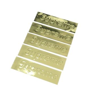 シュプリーム(Supreme)の【中古】【未使用】シュプリーム Supreme 2022年秋冬 BOX LOGO STICKER GOLD 5枚セット ステッカー【メンズ】(その他)