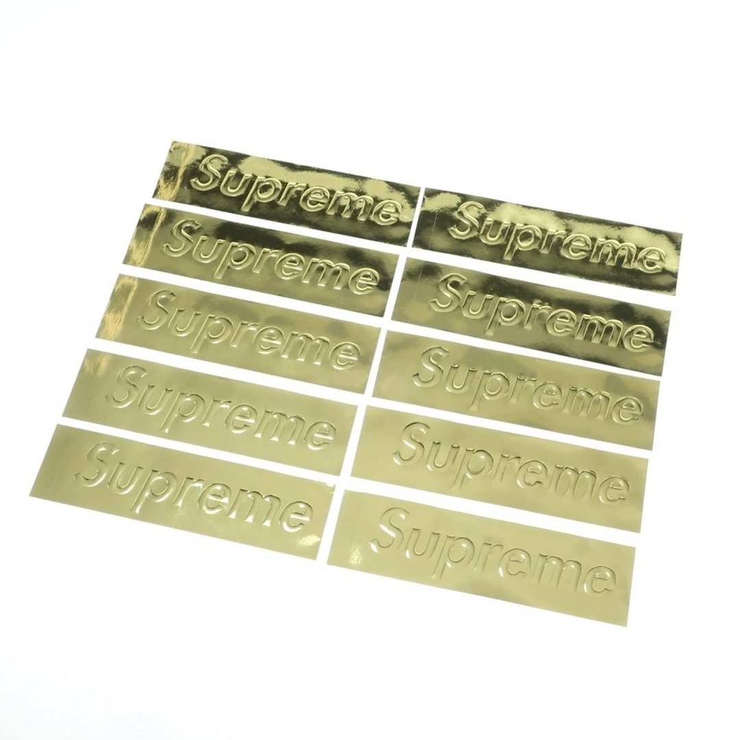 【未使用】シュプリーム Supreme 2022年秋冬 BOX LOGO STICKER GOLD 10枚セット ステッカー【メンズ】