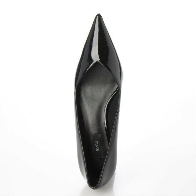EVOL(イーボル)の【BLE】ポインテッドセットバックヒールパンプス レディースの靴/シューズ(ハイヒール/パンプス)の商品写真
