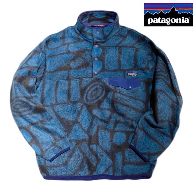 パタゴニア PATAGONIA 総柄 サークル柄 フリース スナップT - その他