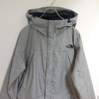 ザノースフェイス(THE NORTH FACE)の◎未使用 ノースフェイス SCOOP COAT  スクープコート ギンガム L(マウンテンパーカー)