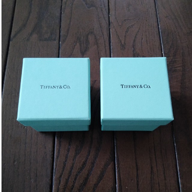ファッション通販】 【美品】Tiffany ブルーBOX&空箱 リングケース