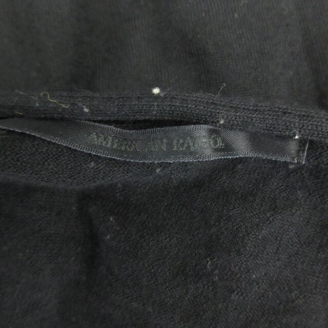 AMERICAN RAG CIE(アメリカンラグシー)のアメリカンラグシー ニット カットソー 長袖 Vネック ウール ブラック 黒 レディースのトップス(ニット/セーター)の商品写真