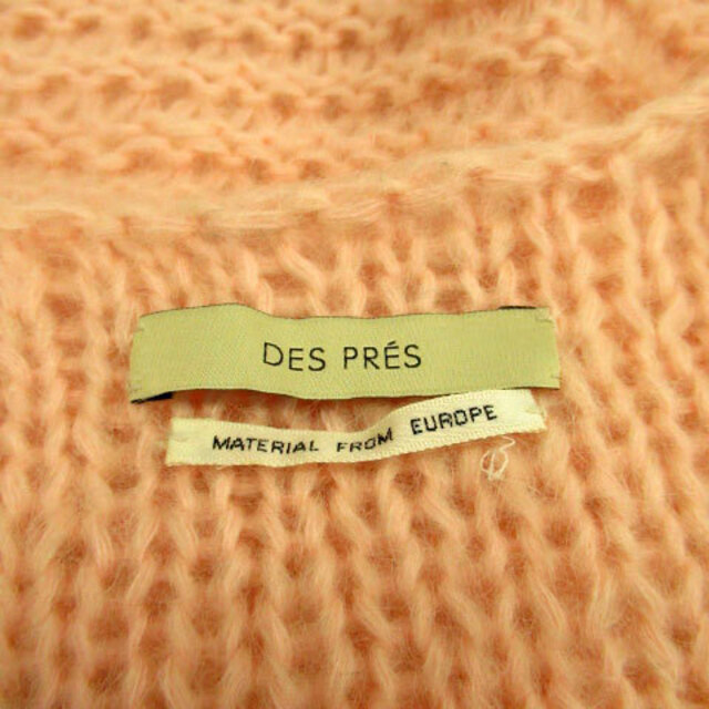 DES PRES(デプレ)のデプレ トゥモローランド ニット セーター 長袖 Vネック 無地 1 ピンク レディースのトップス(ニット/セーター)の商品写真