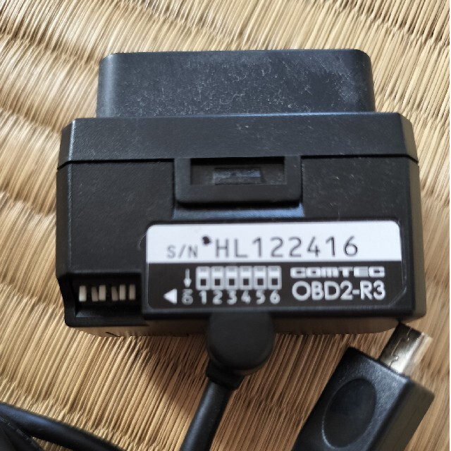 コムテック OBD2-R3 アダプター 自動車/バイクの自動車(レーダー探知機)の商品写真