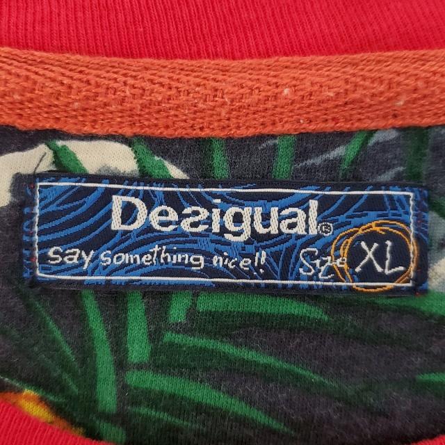 DESIGUAL(デシグアル)のデシグアル 半袖Tシャツ サイズXL美品  - レディースのトップス(Tシャツ(半袖/袖なし))の商品写真