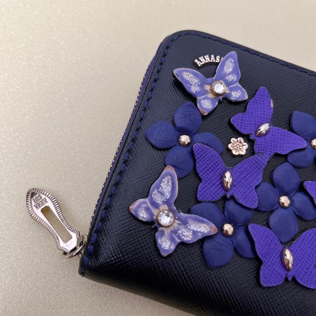 【新品未使用】ANNA SUI 財布 蝶バタフライ アナスイ ラウンドファスナー